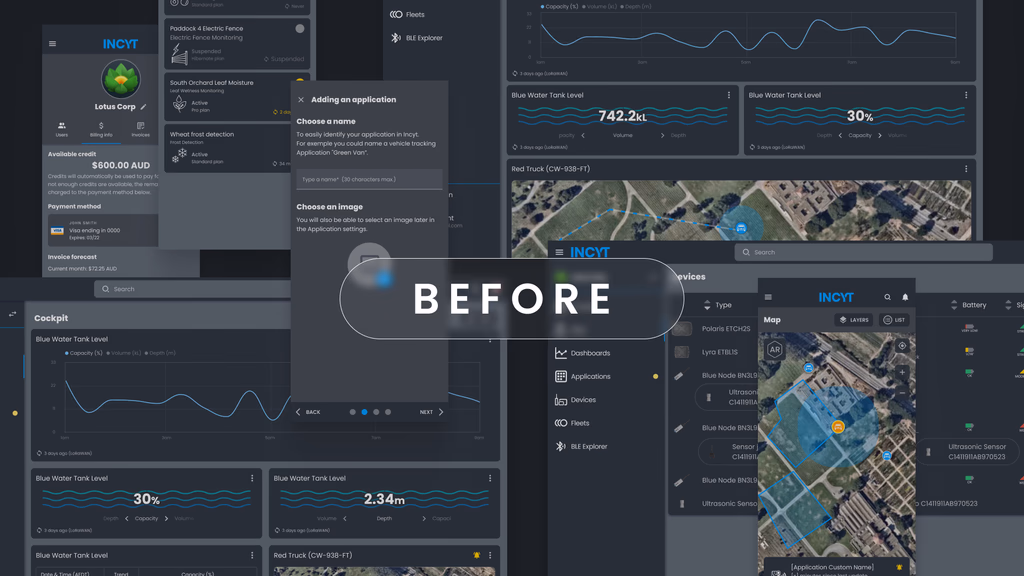 INCYT before the design system