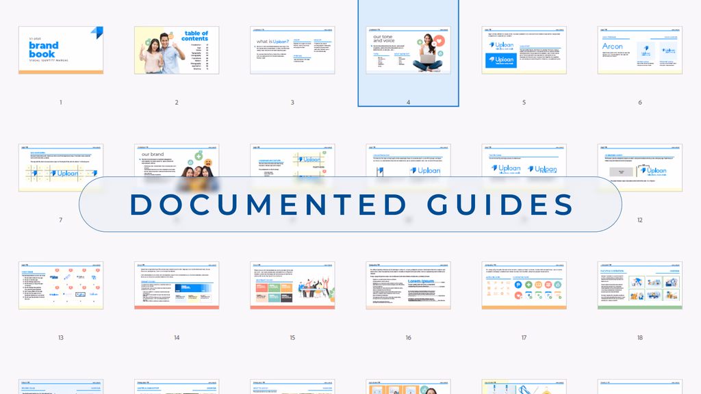 Uploan documented guides